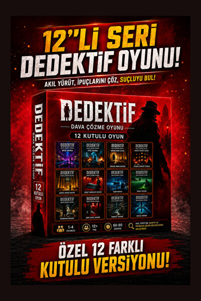 GameBulance 12'li Dava Serisi, Dedektiflik Oyunu ,Cinayet Çözme Oyunu | 12 Fa...