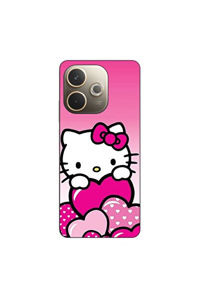 OEM Husa compatibila cu Oppo A5 Pro Silicon Gel Tpu Model Hello Kitty Pink He...
