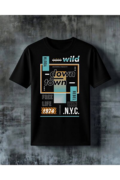 COMVİCHO Downtown Youth Rebel Printed Oversize T-Shirt