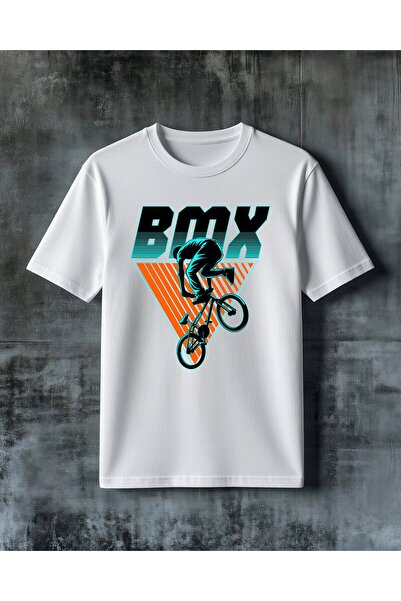 COMVİCHO Bmx Bike Printed Oversize T-Shirt