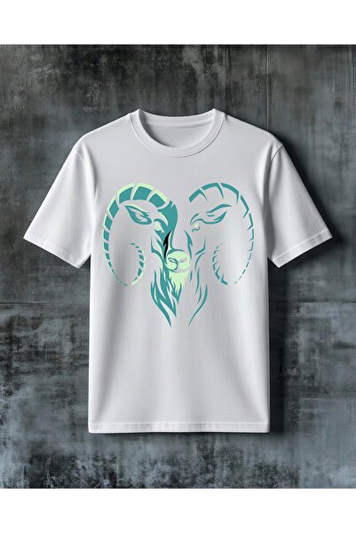 COMVİCHO Koc Baslik Turkvez Logo Printed Oversize T-Shirt