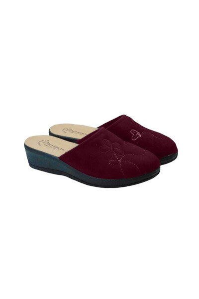 OEM Tsimpolis Shoes 12096 Ανατομική Παντόφλα Σπιτιού Μπορντό
