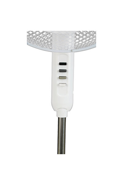 Everest Bykalite FAN10 EcoWind Beyaz Metal Yıldız Ayak 3 Bıçaklı Vantilatör/ Pervanesi 16 Maks 45W 3