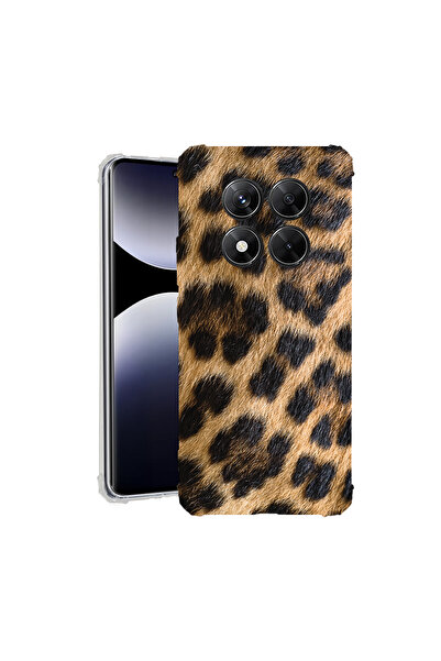 bestcase Противоударен калъф за Xiaomi Redmi Note 15 Pro 4G, с леопардов десе...
