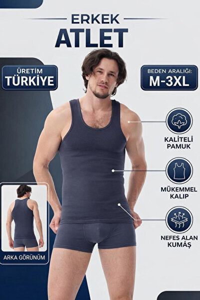 Mercan 6-Pack Smoked Modal Tank Tops - Comfortable Fit, Economical Box