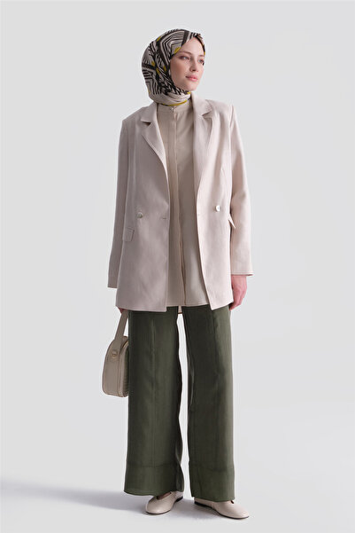 Armine Lyocell Trousers 26Y2824 Khaki