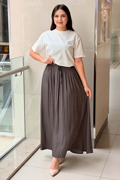 Ghisa Drawstring Elastic Flared Cut