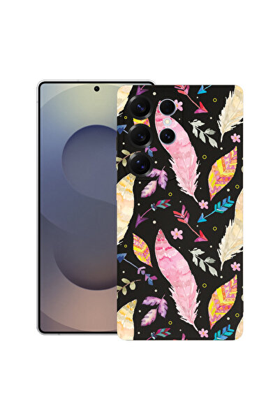 bestcase Husă TPU Ultra Subțire pentru Samsung Galaxy S26 Ultra, Pene Colorat...
