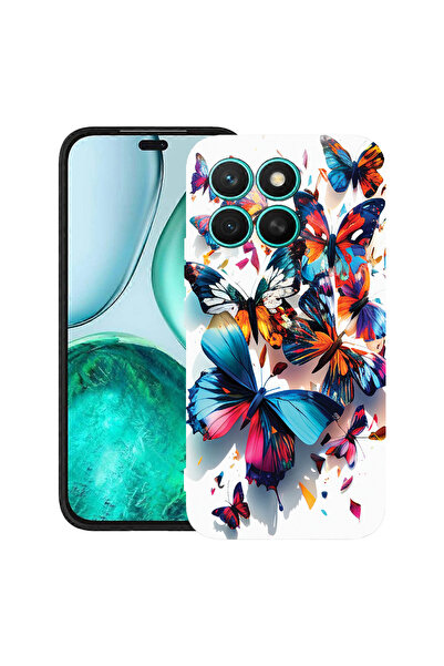 bestcase Husă TPU Ultra Subțire pentru Motorola Moto G77 / G67, Fluturi Color...