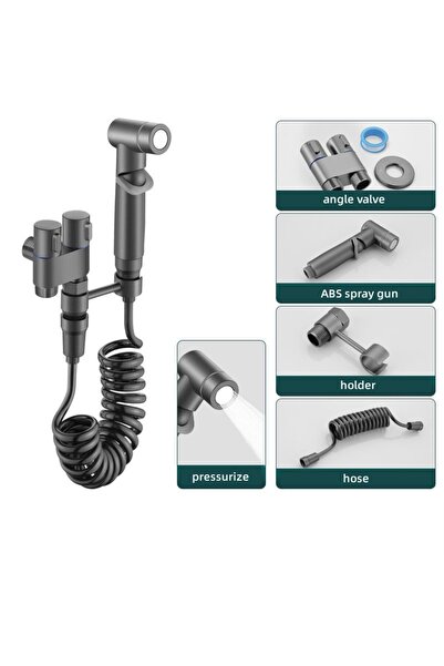 Choice gun gray Toilet Cleaning Bidet Toilet Sprayer Set Water Portable Handh...
