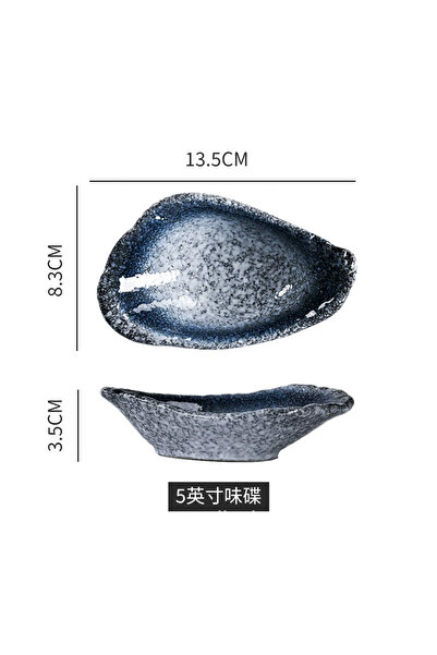 Choice 2x10cm 02 1pc New Creative Sauce Dishes Sushi Plate Japanese Style Cer...