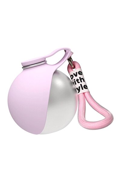 Choice3 Pink Dogs Drinking Bottle with Silicone Bowl, 285ml Stainless Steel L...