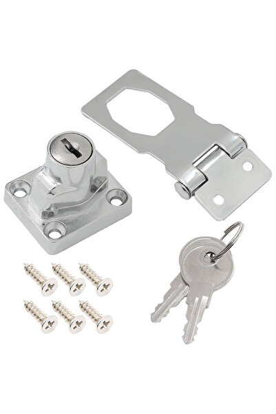 Choice1 1 set Knob Style Furniture Safety Lock, Cabinet Drawer Lock with Key ...