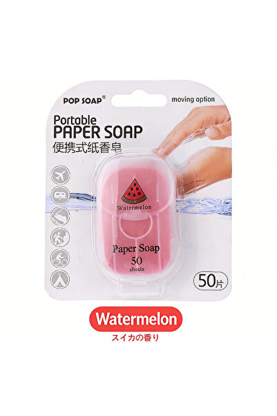 Choice3 Watermelon Portable Hand Soap Sheets for Travel | Dissolving Cleanser...