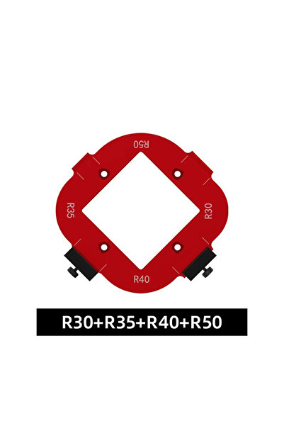 Choice R30-R50 Woodworking Router Templates R10-R50 Radius Jig 4 in 1 Arc Ang...