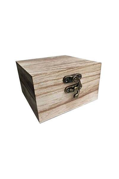 Choice Light Color 1Pcs Jewelry Storage Box 10x10x6CM Square Wooden Storage B...