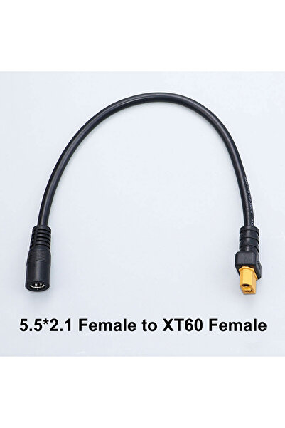 Choice7 5521 F to XT60 F XT60 Plug Male Female Connector to DC 5525/DC5521 Ba...