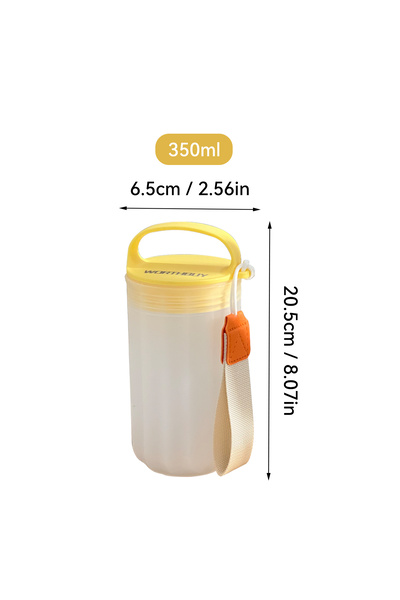 Choice WORTHBUY 301-400ml Yellow 350ML زجاجة مياه بلاستيكية محمولة من WORTHBU...
