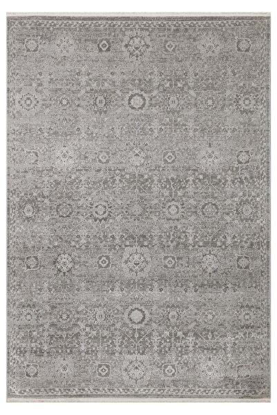 Eko Halı LEONA LNA 07 GREY Yumuşak Tuşeli Hav Toz Vermez Modern Makine Halısı
