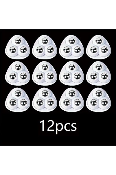 choice2 12pcs white Paste Universal Wheel No Noise Self Adhesive Universal Pu...