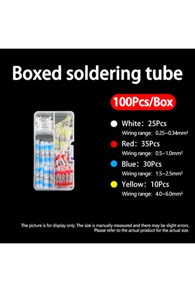 Choice5 100pcs with box Solder Seal Wire Connectors 3:1 Shrinkage Rate Waterp...