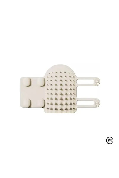 Choice White Pet Cat Hair Removal Massage Comb Cats Scratching Rubbing Brush ...