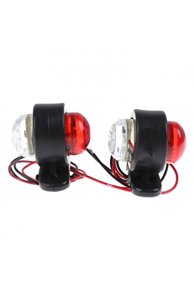 Led Light Alex set 2 x LED marker light white+red 12V-24V, 5+1 FREE