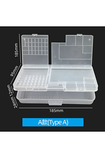Choice Type A Double-layer Electronic Transparent Plastic Component Storage B...