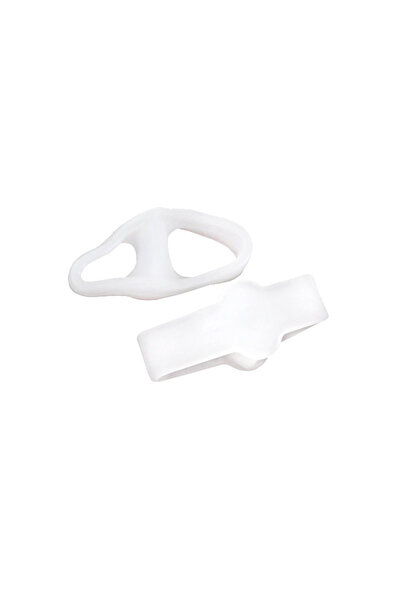 Choice 2pcs 1 Pair Silicone Two Hole Toe Separator Gel Foot Finger Protector ...