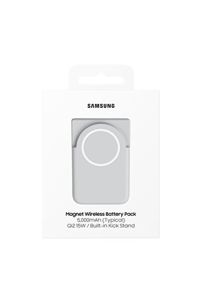 inteknoloji Magnet Wireless Battery Pack EB-U2500X Standlı Magnet Powerbank 5000 mah