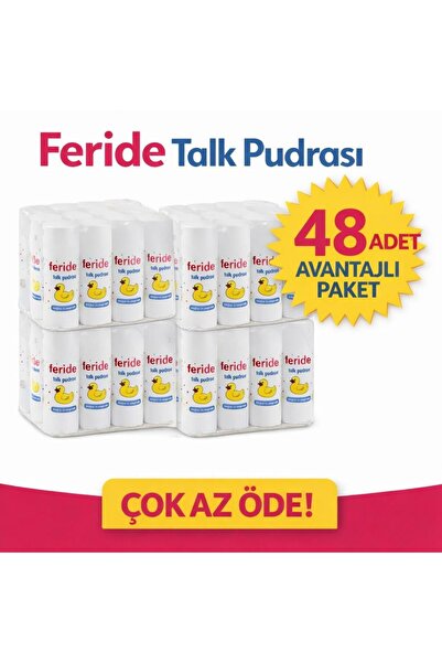 Feride Talk Bebek Pudrası Avantajlı Paket 48 Adet