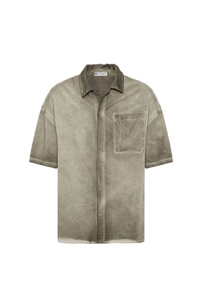 S13 Store Washable short sleeve oversize shirt
