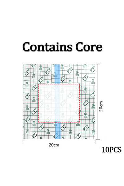 Choice1 10Pcs Contains core 10Pcs Ostomy Abdominal Dialysis Shower Wound Wate...