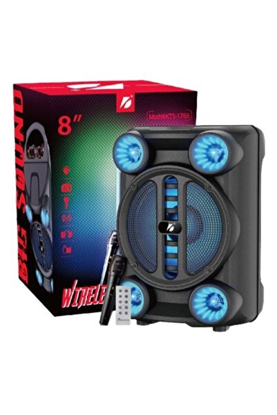 AHMED Boxa Portabila 8" KTS-1765 RGB cu Microfon si Telecomanda