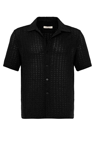 S13 Store Dokulu Kroşe Erkek Gömlek