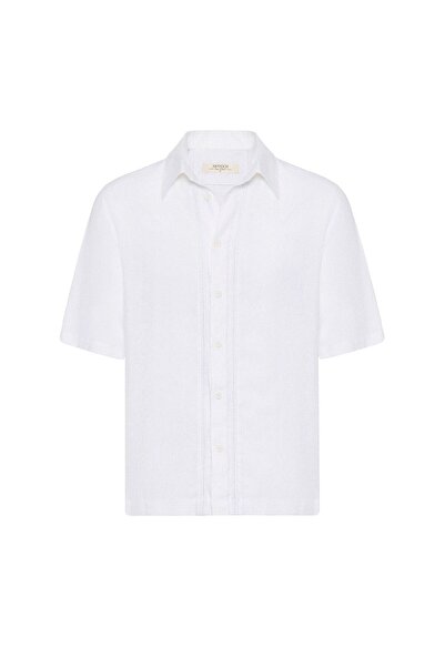 S13 Store Linen blend relaxed fit men's shirt