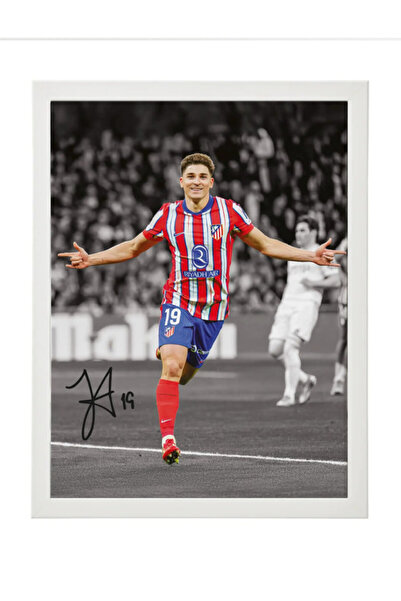 Boomah Accessories Julian Alvarez Atletico Madrid Printed Autograph - Framed ...