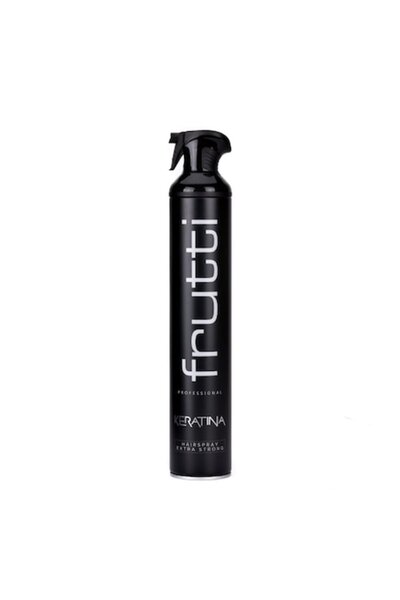 Frutti Spray de păr, Frutti, Keratină, Extra puternic, 750 ml, Negru/Alb