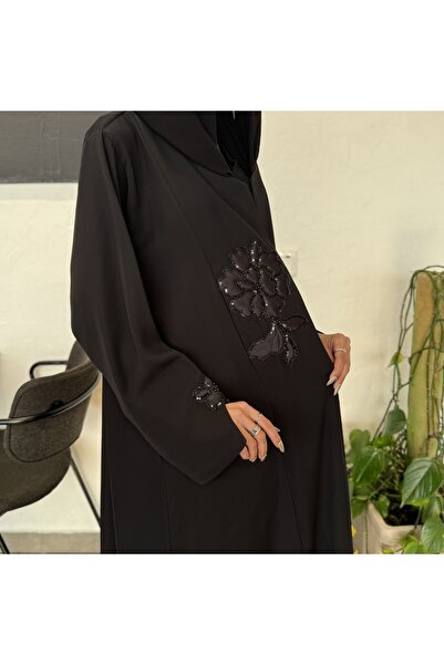 DAR ALSALAAM عباية كاجول تطريز لف مناسب لكل الفصول