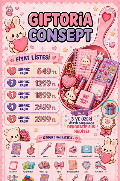 GİFTORİA Mini Hediye Kaşığı