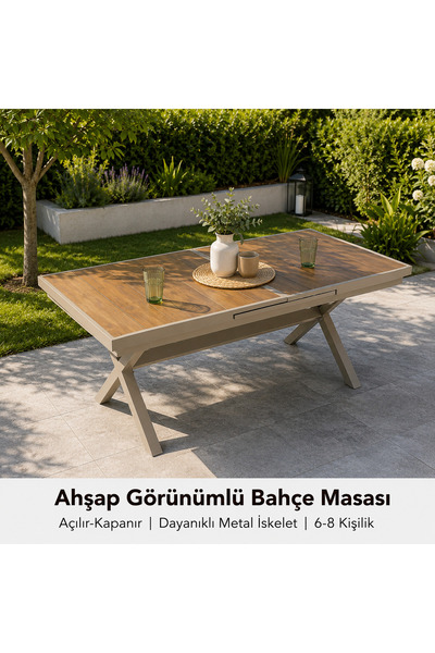 Evinizin Atölyesi Aluminyum Açılır Masa