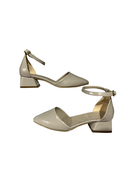 CEYLANLAR Women's Beige Strappy New Season Low Heel Shoes
