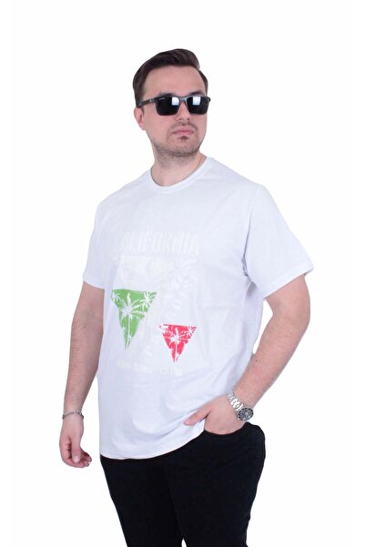MocGrande Tricou cu gâtul în formă de O pentru bărbați, mărime mare, Paradise...