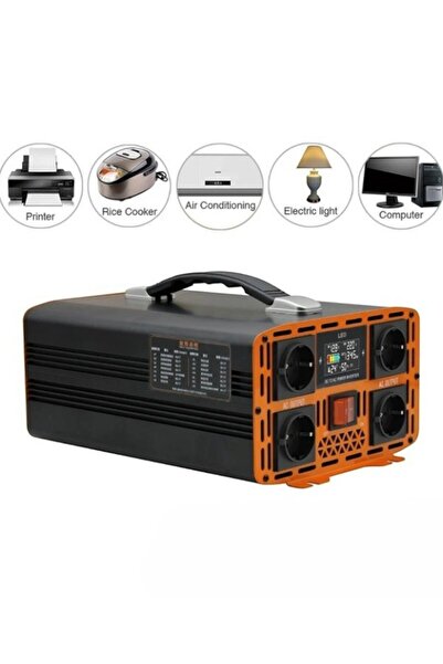 EASUN Invertor cu Unda Sinusoidala Pura EASUN, 4000W, 12V, 24V, 220V, 4 prize