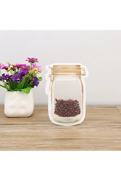 Choice 20pcs 10/20/30/40/50Pcs Small Jar Bags Leakproof Reusable Seal Fresh F...