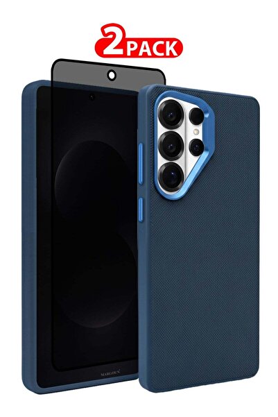Margoun Vegan Leather Case for Galaxy S26 Ultra - 2 Packs - 1 Cover and 1 Pri...