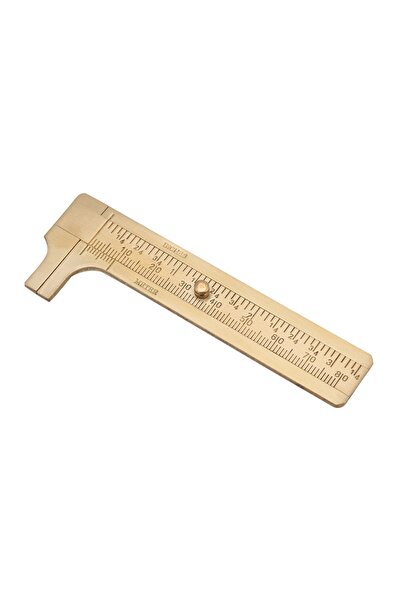 choice2 80mm 1pc Brass Vernier Caliper, Dual Scale MM & Inch for Precision Me...