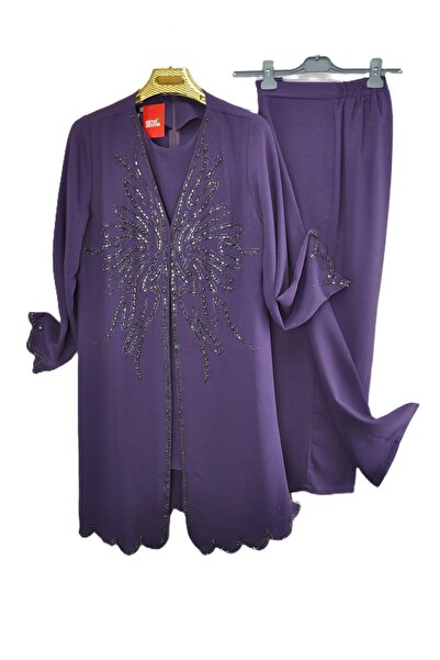 elma abone Rochie de seară mărime mare, set superb cu tunică și pantaloni