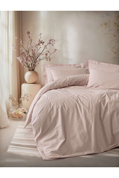 FARİKA Ranforce Double Quilt Cover Set Quilt Cover: 200 X 220 Cm Flat Sheet: ...