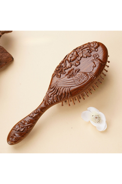 Choice A Airbag Massage Comb Meridian Comb Hair Care Sandalwood Comb Portable...